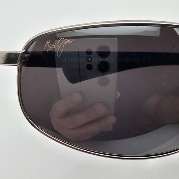 Maui Jim MJ272-17M North Point Silver Frame Polarized Lens Aviator Sunglasses - Picture 15 of 15